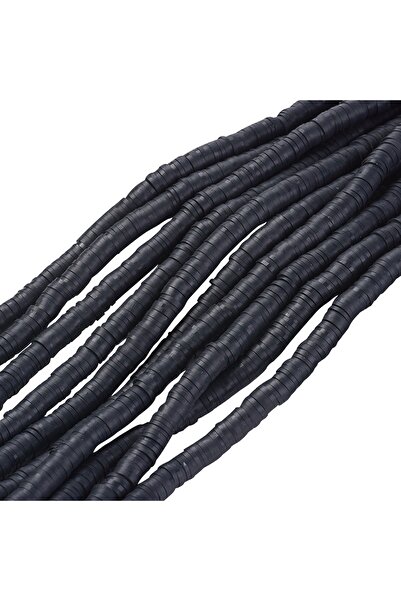 Choice خرز هيشي مسطح دائري صديق للبيئة مصنوع يدويًا من طين البوليمر، مناسب لأساور وأقراط الأذن الهاوايية...