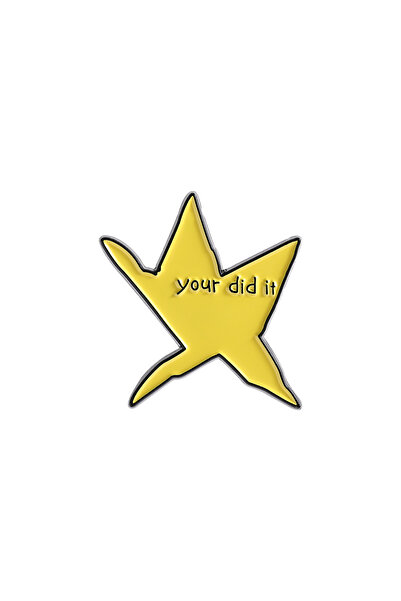 Choice النمط 1 دبوس المينا الخاص بك "فعلت ذلك" دبابيس نجمة خماسية إبداعية "أب...