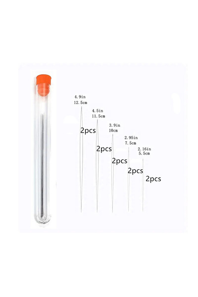 Choice 10pcs A Box Of 10 Open Needles Two Of Each Of Five Sizes Open Needles ...