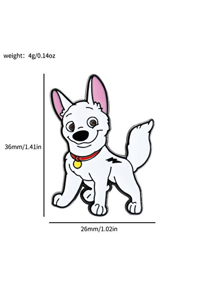 Choice شارات بولت من ديزني كارتون الثعلب والكلب دبابيس مينا كاواي تود شارة نح...