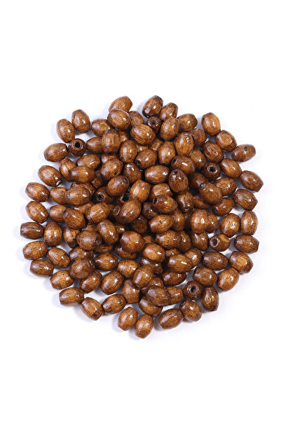 Choice1 6x8 مم 250 قطعة بني فاتح 250-500 قطعة خرز خشبي طبيعي بني 6x8 مم صديق ...