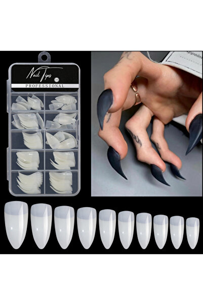 Choice 100 قطعة من قوالب أظافر مخلب النسر الجديدة، 140 قطعة من أطراف تمديد ال...