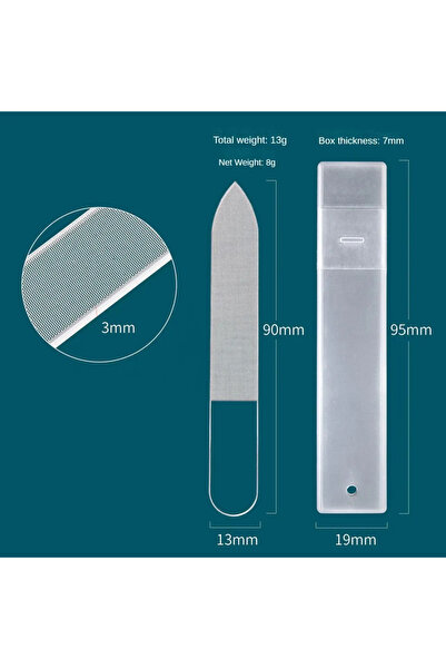 Choice مبرد أظافر شفاف مدبب، مبرد أظافر زجاجي نانوي، مبرد تلميع وصنفرة احتراف...