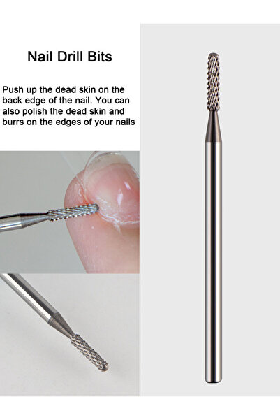 Choice5 0722WG 1Pcs Carbide Tungsten Steel Nail Drill Bits Milling Cutter For...