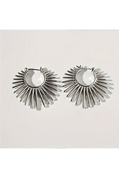 Choice أقراط أذن معدنية على شكل زهرة الشمس WF8046-2 بتصميم عتيق للنساء، خفيفة...