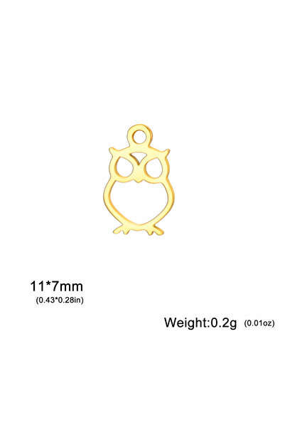 Choice K owl-G 5 قطع/عبوة مجوهرات على شكل زهرة قطة صغيرة بومة كرز نجمة على شك...