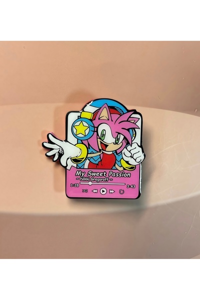 Choice دبابيس وردية اللون على شكل قنفذ أنمي، دبابيس قابلة للتحصيل على شكل حيوانات كرتونية صغيرة، مناسبة للجمع