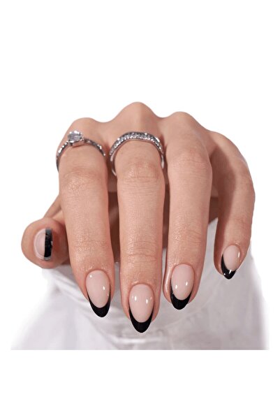 Choice أزرق سماوي أرتوغ 24 قطعة أظافر قصيرة مضغوطة مربعة وردية اللون بأطراف أ...