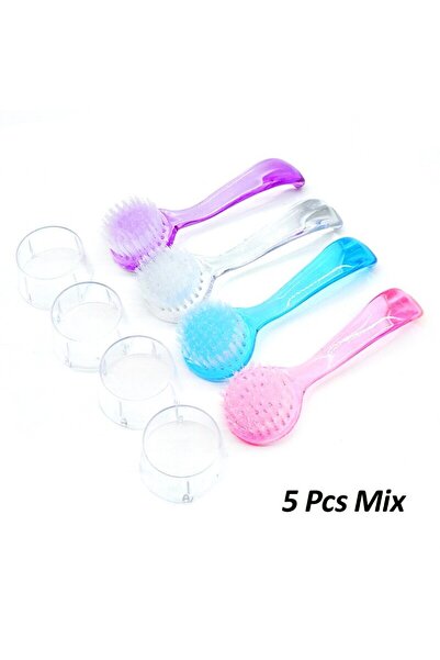 Choice 5 قطع من فرشاة الأظافر البلاستيكية الجديدة الناعمة لإزالة الغبار وغسل ...