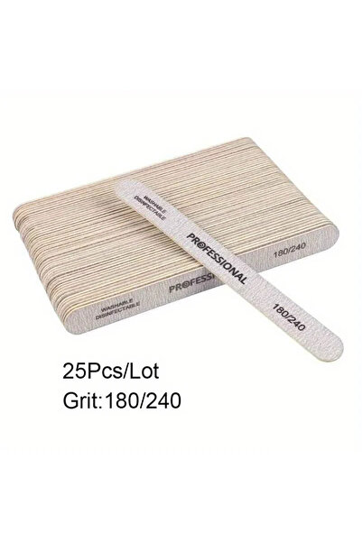 Choice 180 240 25 قطعة 10/25/50 قطعة مبرد أظافر 100/180/240 مبرد أظافر خشبي أ...