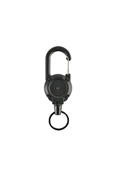 Choice DG4531 Retractable Heavy Duty Pull Reel Carabiner Key Chains Strong St...