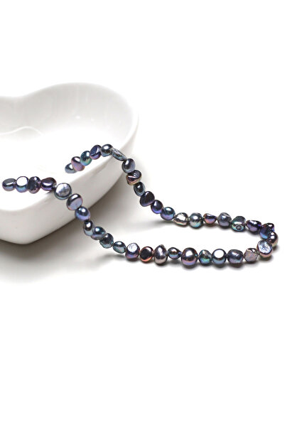 Choice 4-4.5mm-18cm Black 4-4.5mm Black Natural Freshwater Pearl Loose Beads ...