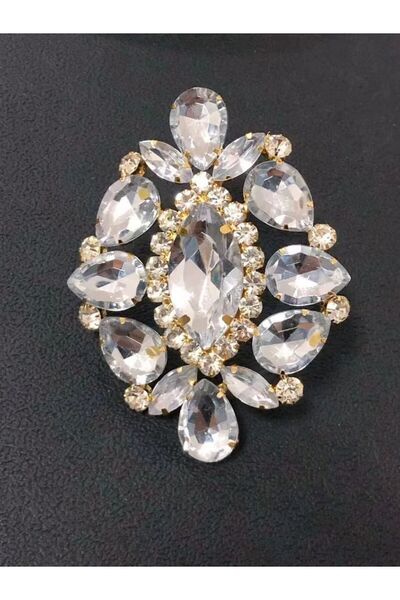 Choice خاتم بيضاوي ذهبي رائج البيع، مرصع بأحجار الراين الكبيرة، خاتم شخصي مبا...