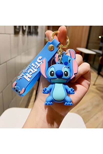 Choice سلسلة مفاتيح دمية ديزني ستيتش زرقاء، حقيبة مدرسية لطيفة، قلادة، سلسلة ...