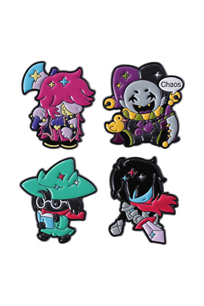 Choice مجموعة دلتارون سوزي كريس دبابيس المينا شخصيات لعبة RPG دبابيس ياقة حقي...