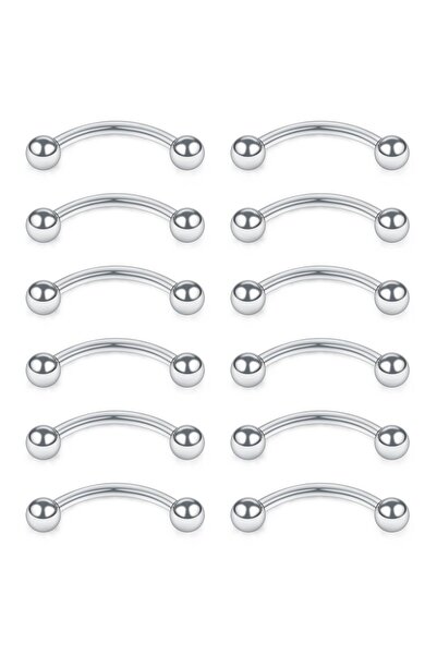 Choice 1.2 × 12 × 3 مم 12 قطعة 12 قطعة 16 جرام من الفولاذ المقاوم للصدأ قضيب ...