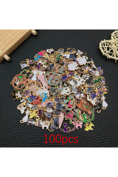 Choice SN1265-100 قطعة 20/50/100 قطعة من سبائك القطط - لوازم حرفية يدوية للأق...