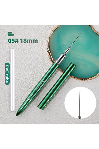 Choice10 G-B0599-05 6/9/12/15/18/25 مم مقبض معدني فرشاة رسم فنية DIY خطوط رسم...