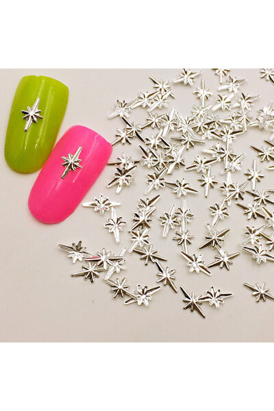 Choice فضة 1000 قطعة ذهبية فضية صليب نجمة برشام رفيع ثلاثي الأبعاد معدني يابا...