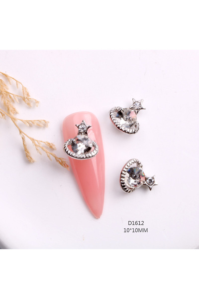 Choice 10 قطع D1612 TSZS 10 قطع/مجموعة معدنية صغيرة على شكل كوكب ماسي لتزيين ...