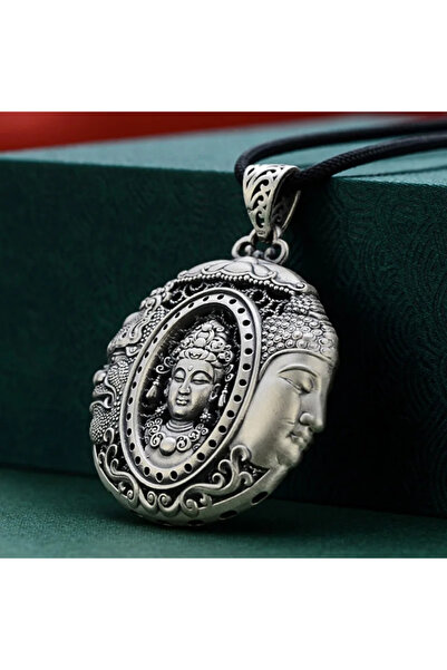 Choice B277 New Silver Color One Thought To Become Buddha Magic Sweater Chain...