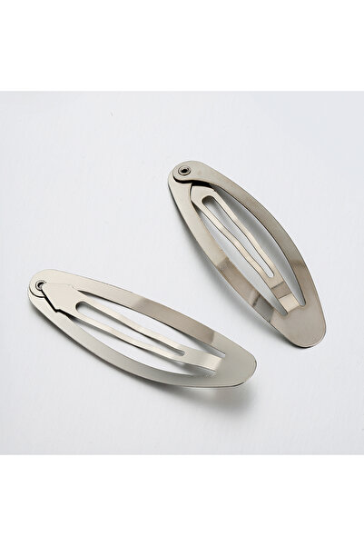 choice2 20 مشبك شعر معدني مطلي بالروديوم، 50 مم، بقاعدة بيضاوية الشكل بأحجام ...