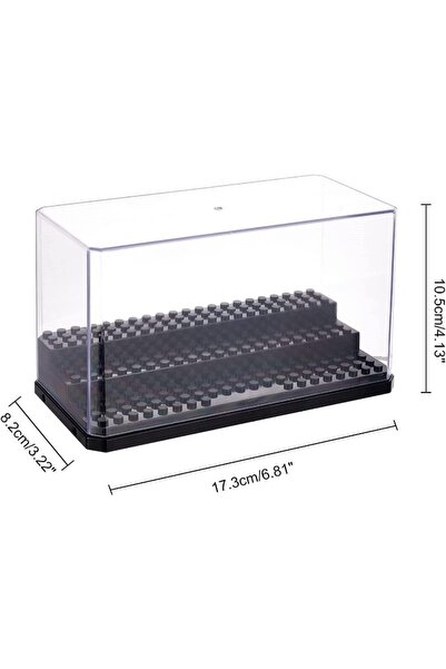 Choice AECH07-02430 علبة عرض مجسمات صغيرة من الأكريليك، قطعة واحدة، علبة عرض ...