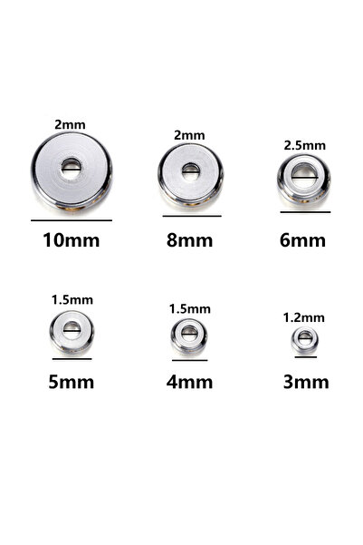 Choice 8mm Steel 20pcs Stainless Steel Flat Spacer Beads 3 4 5 6 8 10mm Golde...