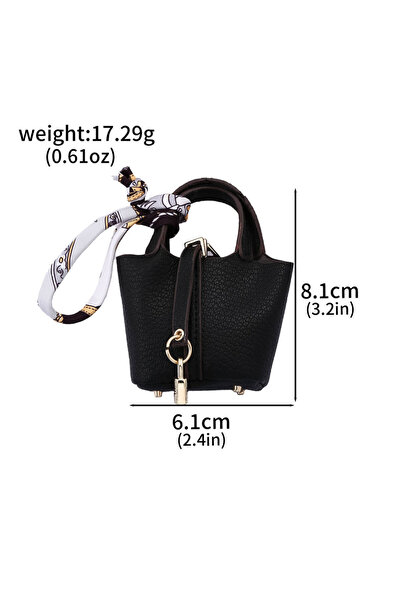 Choice BG00136-08 سلة طعام صغيرة، حقيبة أحمر شفاه، حقيبة سماعات رأس، حقيبة لط...