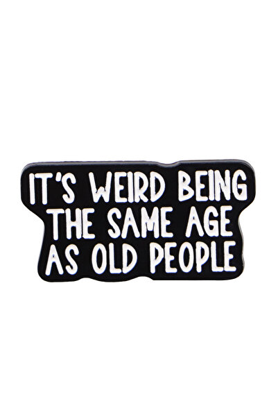 Choice 5 عبارات تحفيزية دبوس المينا باللونين الأبيض والأسود دبابيس للنساء شار...