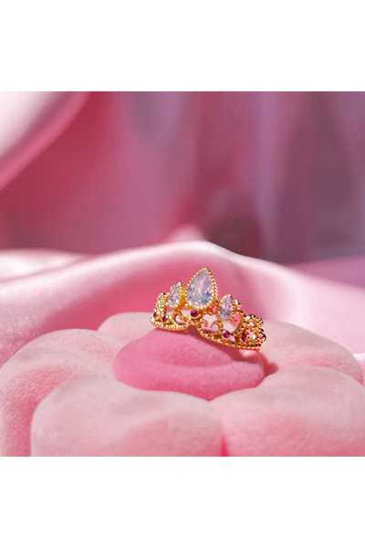 Choice خواتم تاج رابونزل الذهبية، مجوهرات الأميرة للنساء والفتيات، إكسسوارات ...