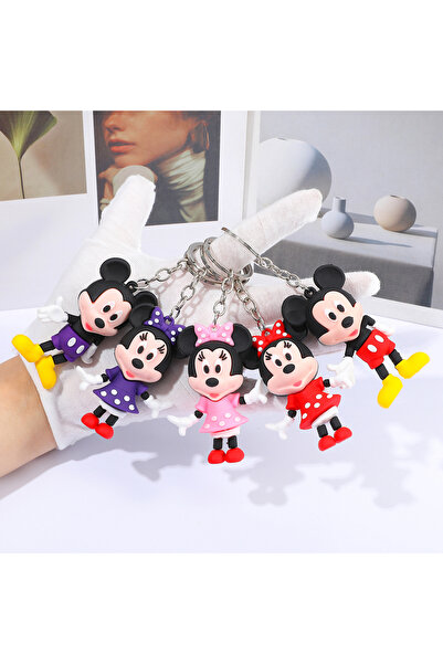 Choice 6 cm KC5598 5PCS Disney Keychain Set - Mickey, Minnie, Winnie the Pooh...