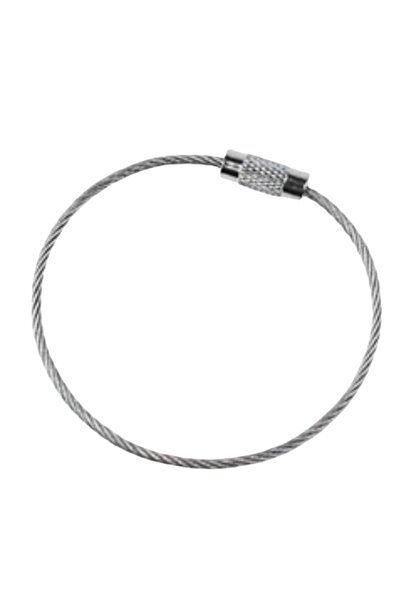 Choice 10 قطع 10 قطع من سلاسل المفاتيح المصنوعة من أسلاك الفولاذ، علامة تعليق...