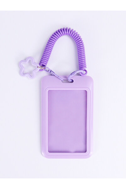 Choice PURPLE Cute Keychain Wristlet Lanyard Colorful Star Retractable Spring...