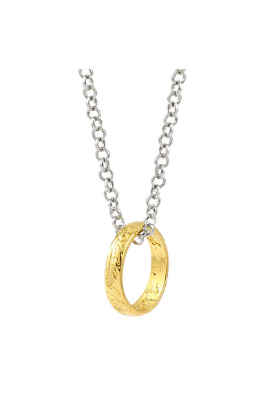 Choice قلادة على شكل خاتم سيد ذهبي اللون للرجال والأولاد ومحبي التنكر وإكسسوا...