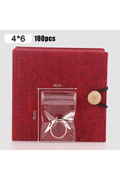 Choice 4 سم × 6 سم 50/100 قطعة من أكياس تغليف المجوهرات البلاستيكية السميكة ا...