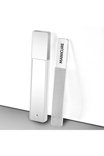 Choice مبرد أظافر زجاجي نانوي بأحرف جريئة، طلاء أظافر كريستالي شفاف، شريط تلم...