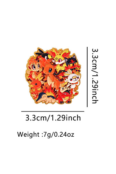 Choice 9 دبابيس مينا على شكل بطة قزمية لطيفة من الأنمي الشهير، دبابيس للسترة،...