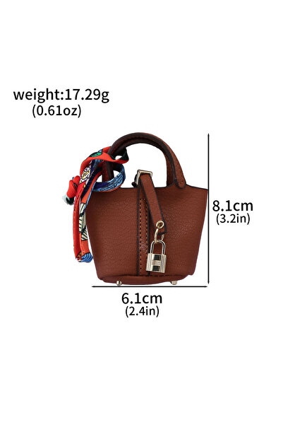 Choice BG00136-05 سلة طعام صغيرة، حقيبة أحمر شفاه، حقيبة سماعات رأس، حقيبة لطيفة، حقيبة معلقة، سلسلة مفاتيح