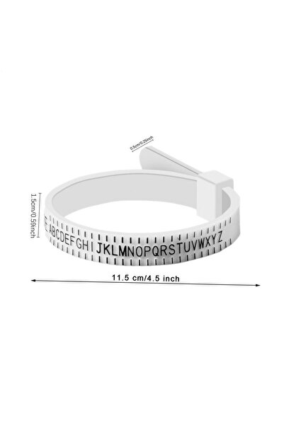 Choice مسطرة خواتم المملكة المتحدة، أداة قياس حجم الخاتم، ملف الإصبع، مقاس ال...