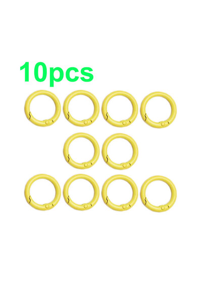 Choice J10pcs 10/20/30pcs مشابك زنبركية دائرية بألوان مختلطة، إكسسوارات ديكور...