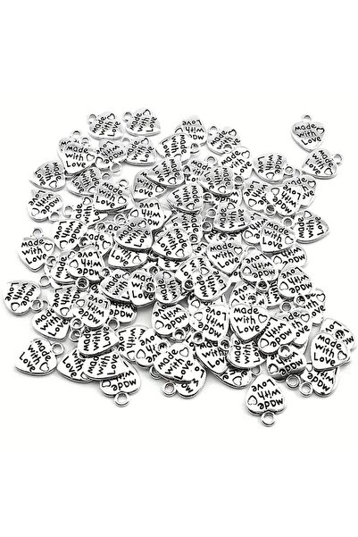 Choice 100 قطعة من المعلقات المعدنية الصغيرة المصنوعة بحب - مثالية لصنع المجو...