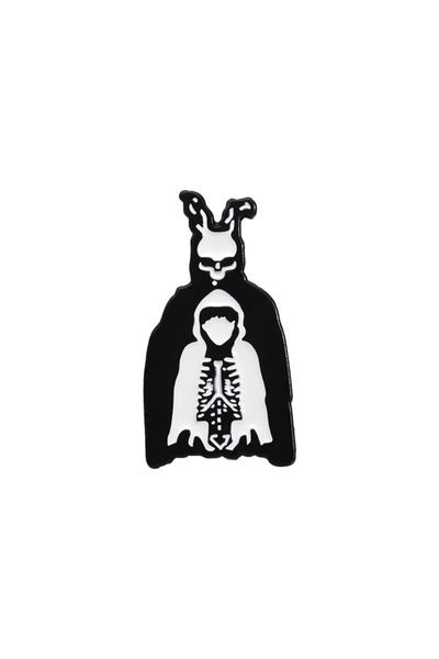 Choice كما يظهر دوني داركو فرانك الأرنب دبوس المينا أفلام الخيال العلمي والرعب بروش أرنب بشري طية صدر السترة