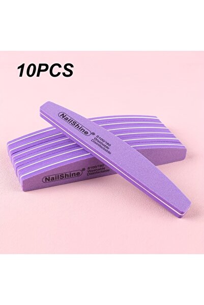 Choice مبرد أظافر احترافي مزدوج الجوانب، بنفسجي، 10 قطع (2/5/10 قطع)، إسفنجة ...