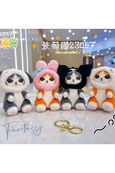 Choice 10 cm Blue New Scented Shark-shaped Cute Cat Plush Toy Pendant, Cute A...