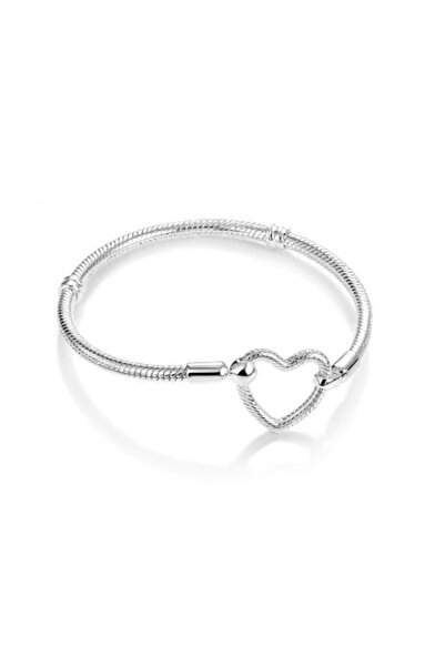 Miniso سوار دائري جديد من الفضة الإسترليني عيار 925 الأصلي بطول 17-21 سم على ...