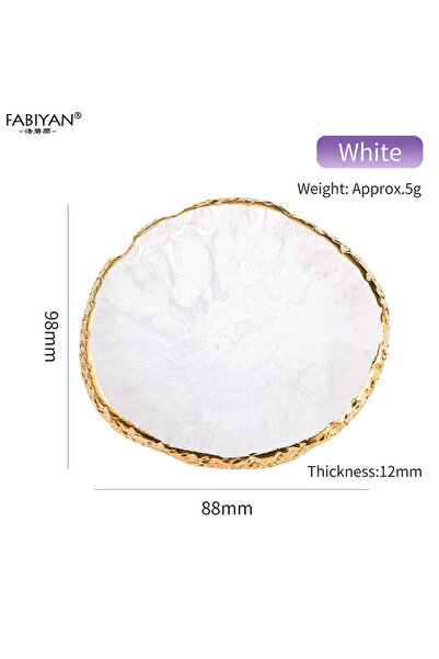 Choice لوحة أظافر من الراتينج الأبيض، خلط طلاء الأظافر الهلامي، كريم الأساس، ...