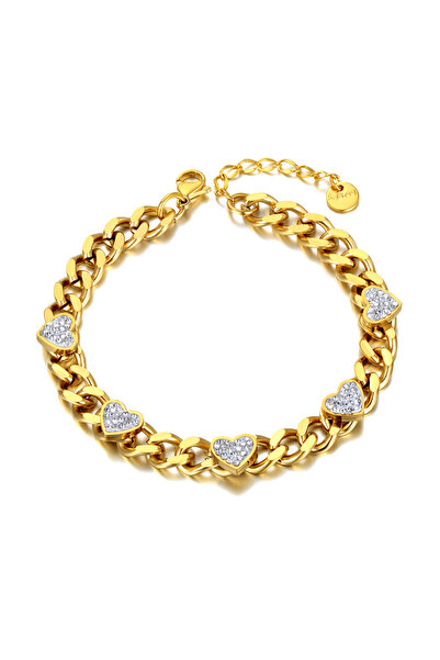 Choice B22004G Lokaer Titanium Stainless Steel Chain Link Bracelets Trendy 18...