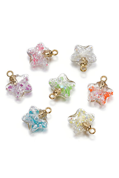 Choice 10 قطع من حبات الرمال المتحركة المضيئة المختلطة عشوائيًا مقاس 17 × 19 ...