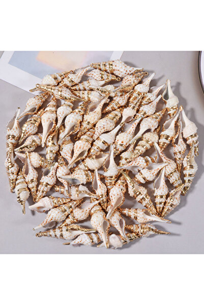 Choice M622 5 قطع من الأصداف المثقبة الملونة، أصداف محارة حلزونية، 20 نمطًا م...